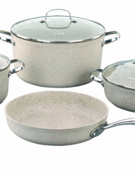 Batterie de cuisine GRANITA 7 pièces – KORKMAZ