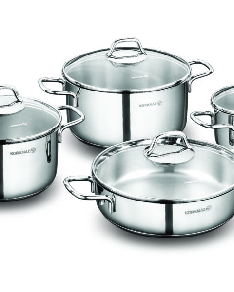 Batterie de cuisine PERLA 8 pièces - KORKMAZ