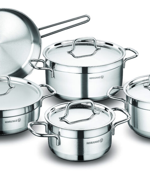 Batterie de cuisine ALPHA 9 pièces - KORKMAZ
