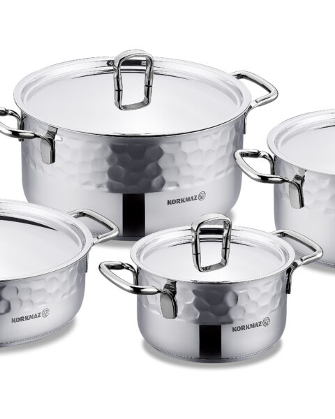 Batterie de cuisine ERNA 8 pièces -  KORKMAZ