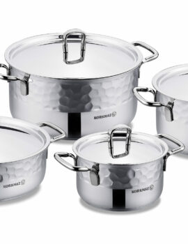 Batterie de cuisine ERNA 8 pièces –  KORKMAZ