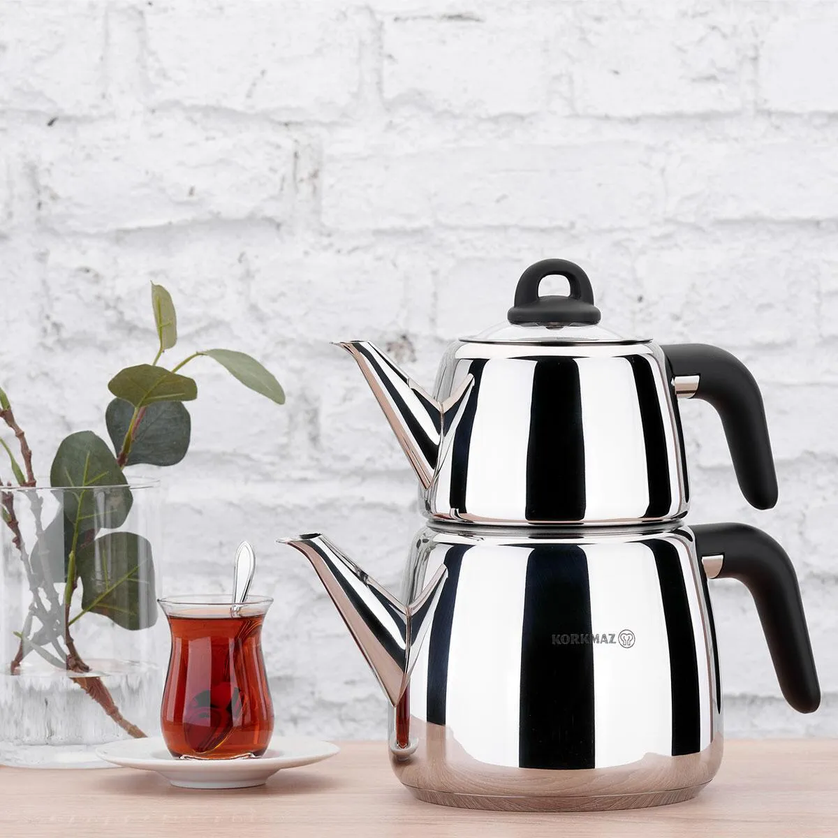 korkmaz-bella-nora-caydanlik-takimi-a045-caydanlik-14142-86-B Théière korkmaz