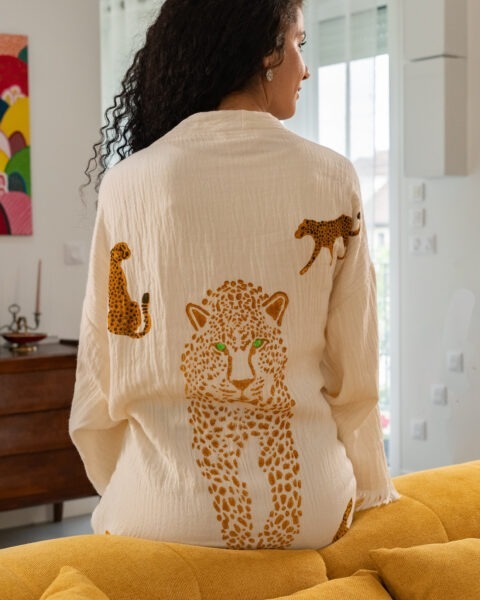 Kimono LE LEOPARD - Eden.K