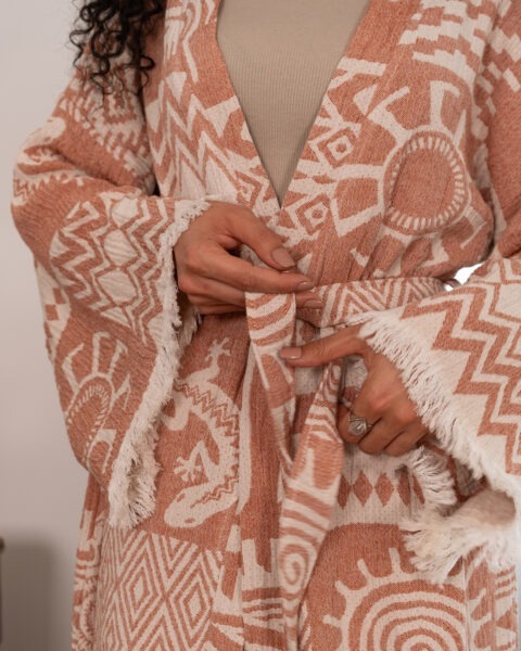 Kimono L’HARMONIE ROSE - Eden.K