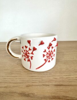 Mug artisanal en céramique – Pissenlit