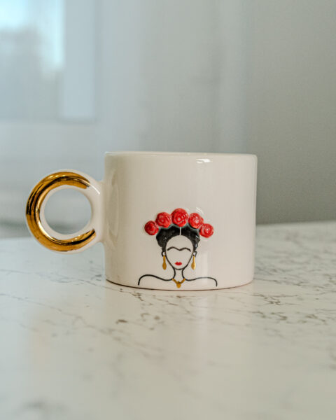 Mug artisanal en céramique - Frida Kahlo