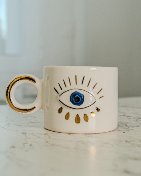 Mug artisanal en céramique - Œil Nazar